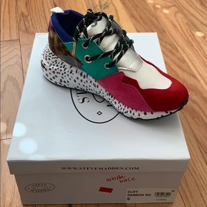 Steve Madden (Cliff) Rainbow Sneakers